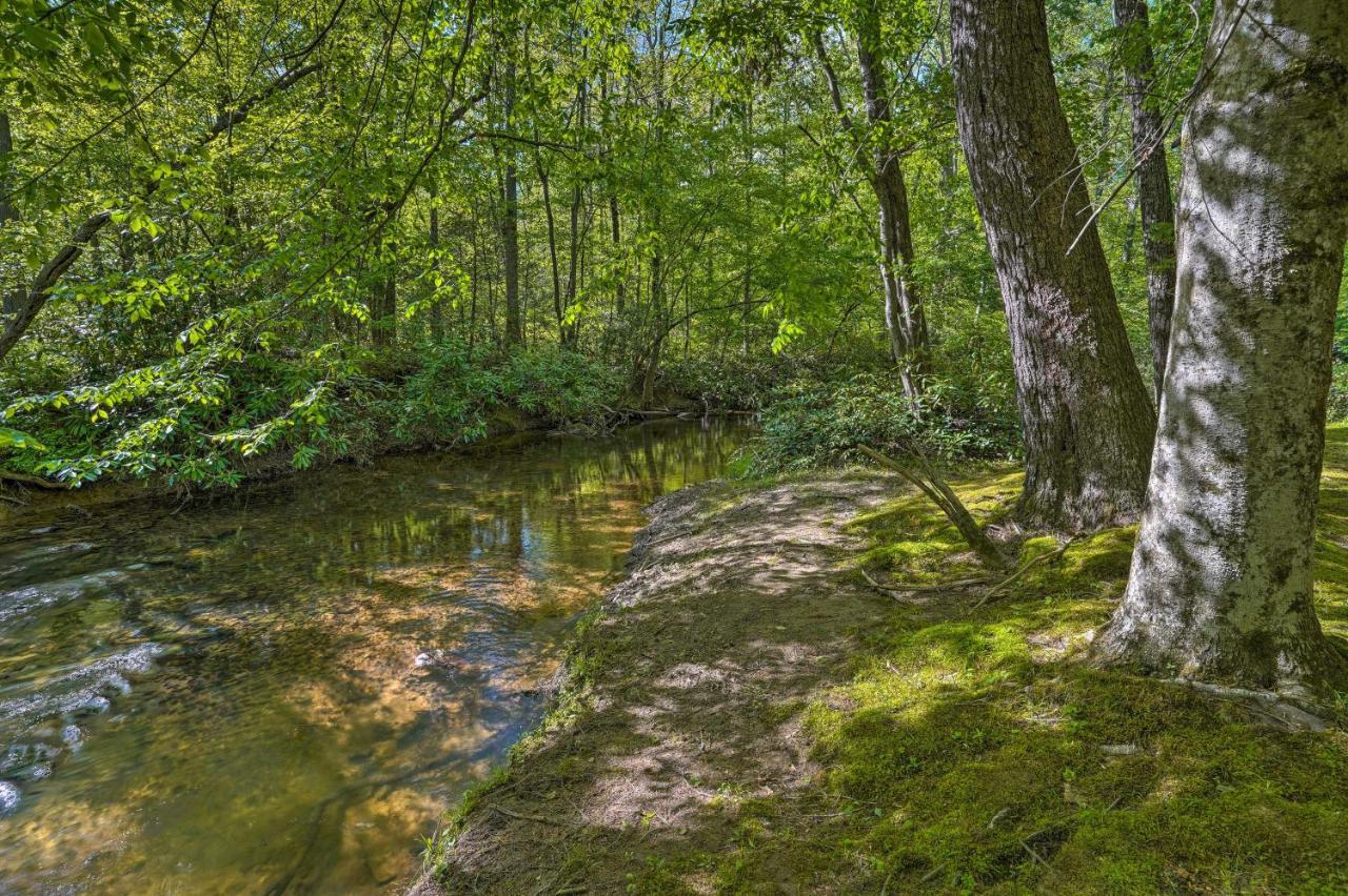 Cozy Tellico Plains Cabin With Large Mountain Creek! Exteriör bild