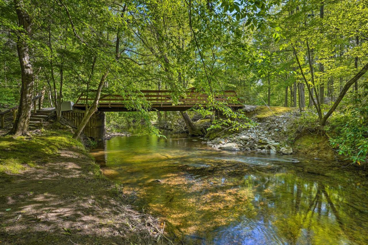 Cozy Tellico Plains Cabin With Large Mountain Creek! Exteriör bild