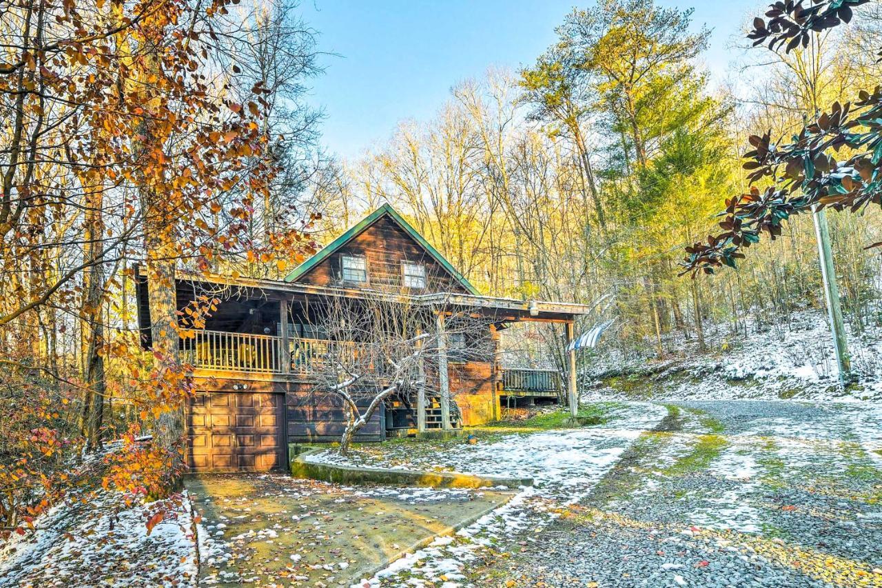 Cozy Tellico Plains Cabin With Large Mountain Creek! Exteriör bild